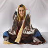 Cute English Springer Spaniel Print Hooded Blanket