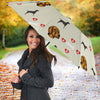 Wirehaired Vizsla Print Umbrellas