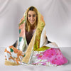 Colorful Leonberger Dog Print Hooded Blanket