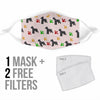 Giant Schnauzer Dog Patterns Print Face Mask