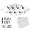 Chartreux Cat Patterns Print Face Mask