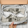 Wire Fox Terrier On White Print Running Shoes