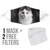 Siberian Cat Print Face Mask