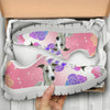 Whippet Dog Floral Print Sneakers