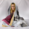 Amazing Norwegian Elkhound Print Hooded Blanket