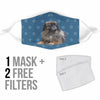 Pekingese Dog Print Face Mask