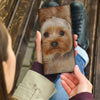 Yorkie Dog Print Women's Leather Wallet