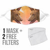 Pharaoh Hound Print Face Mask