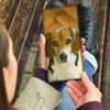 Cute Beagle Dog Print Women's Leather Wallet