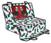 Bulldog Christmas Print Pet Seat Covers