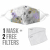 Lovely Turkish Angora Cat Print Face Mask