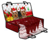 Yorkie Christmas Print Pet Seat Covers