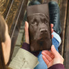 Flat-Coated Retriever Print Women's Leather Wallet