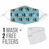 Australian Shepherd Patterns Print Face Mask