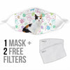 Japanese Bobtail Cat Print Face Mask