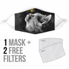 Nebelung Cat Print Face Mask
