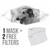 Amazing Borzoi Print Face Mask