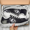 Cavapoo On Black Print Running Shoes