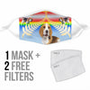 Beagle Designs Print Face Mask