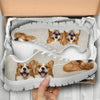 Cute Pembroke Welsh Corgi Print Running Shoes