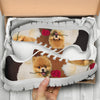 Lovely Pomeranian Print Running Shoes