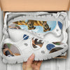 Boxer Dog Print Sneakers