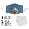 Cute Cairn Terrier Print Face Mask