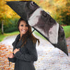 Boston Terrier Black Print Umbrellas