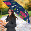 Cute American Robin Bird Patterns Print Umbrellas