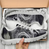 Neapolitan Mastiff On Black Print Running Shoes