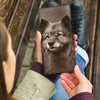 Keeshond Print Women's Leather Wallet