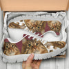 American Bobtail Cat Print Sneakers