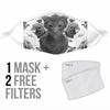 Oriental Shorthair Cat Print Face Mask