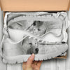 Great Pyrenees On White Print Running Shoes