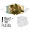 Chartreux Cat Print Face Mask