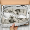 Amazing Norwegian Elkhound Print Running Shoes