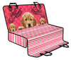 Cute Golden Retriever Print Pet Seat covers