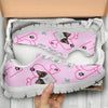 Snowshoe Cat in Heart Print Sneakers