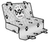 'Dog Paws' Print Pet Seat Covers