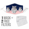 Cute Ragdoll Cats Print Face Mask
