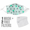 Paws Print Face Mask