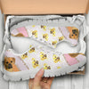 Cute Puggle Dog Print Sneakers