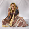 Redbone Coonhound Print Hooded Blanket