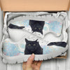 York chocolate Cat Print Sneakers