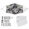 Greyhound Print Face Mask