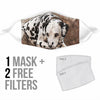 Dalmatian Print Face Mask