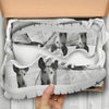 Lovely Ibizan Hound On White Print Running Shoes