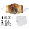 Cute Chow Chow Print Face Mask