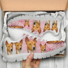 Basenji Dog Print Sneakers