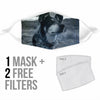 Cute Australian Cattle Dog Print Face Mask